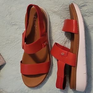 Cole Haan ZeroGrand red sandal size 7